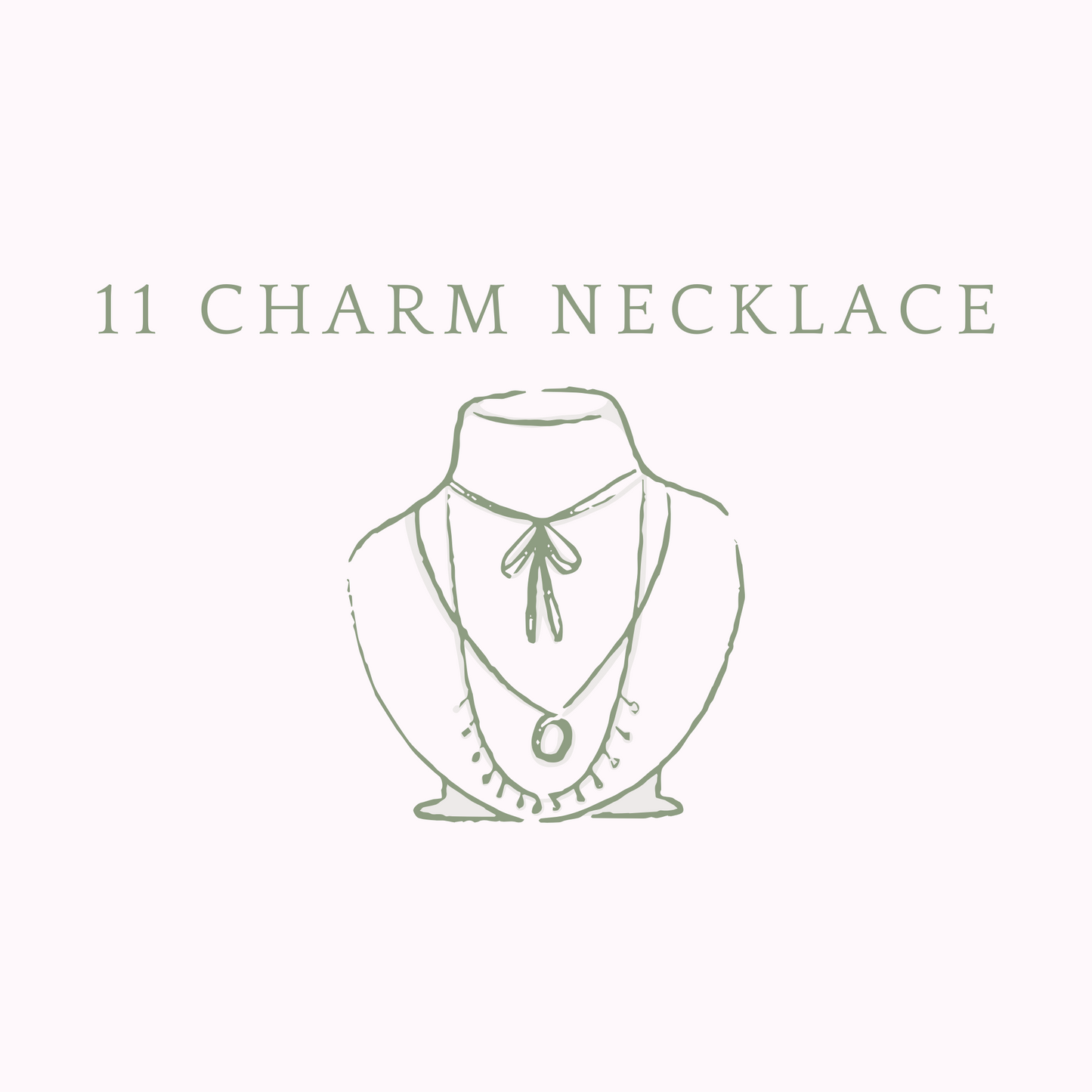 CUSTOM 11 CHARM NECKLACE