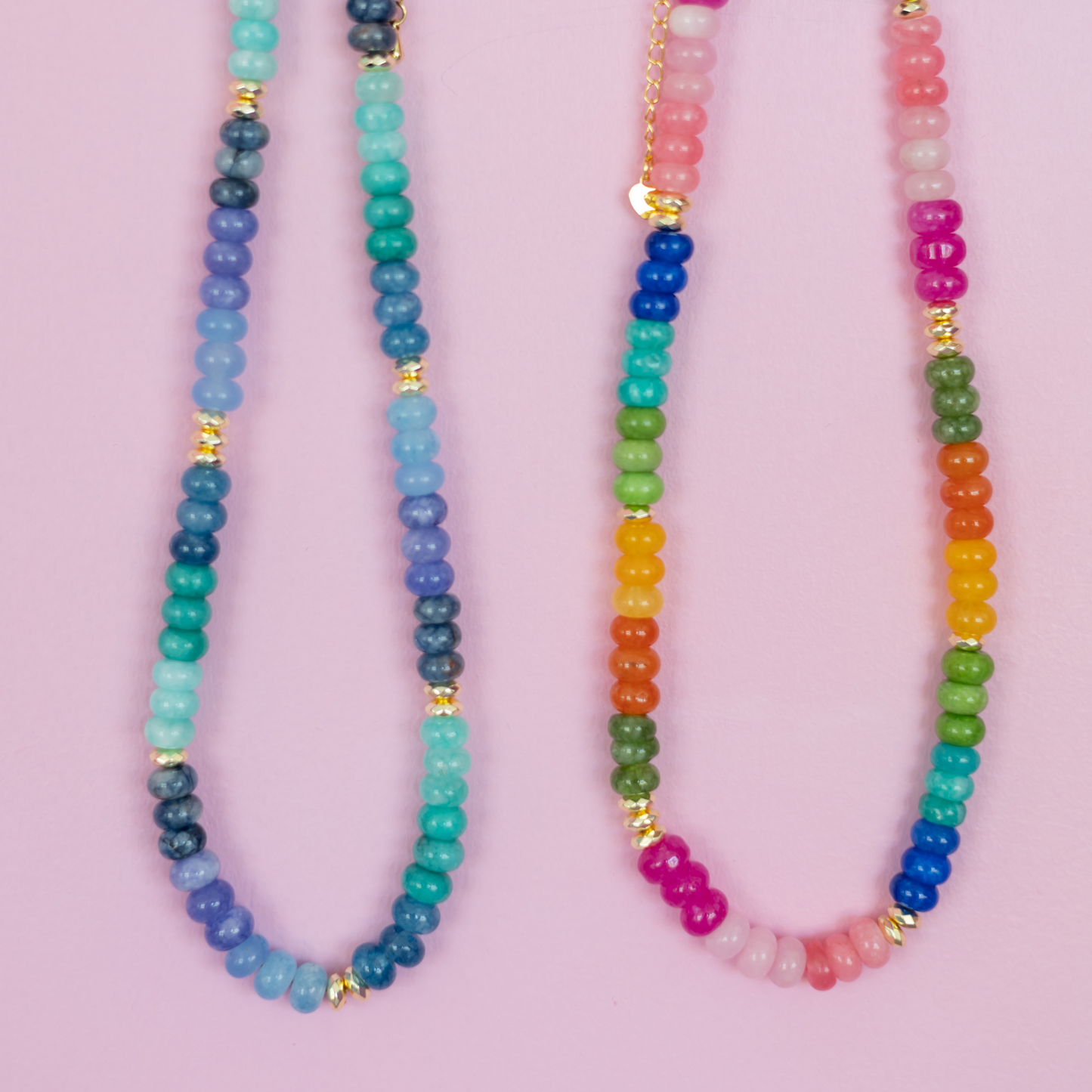 Color Bead Necklaces