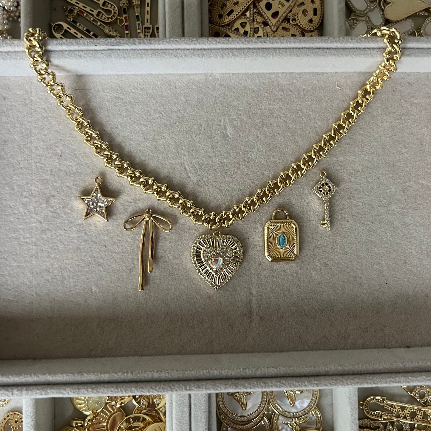 The Landry 5 Charm Necklace