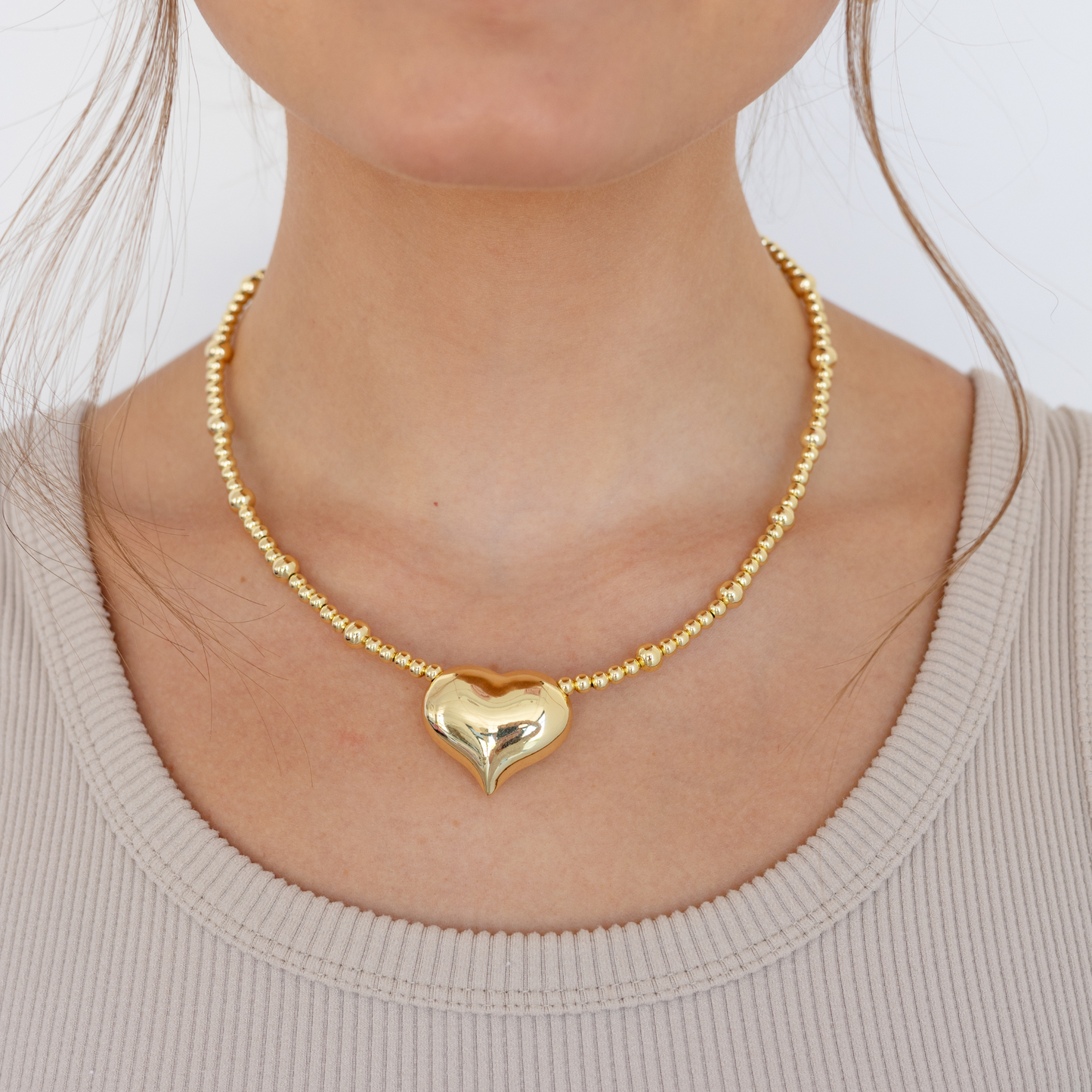 Bubble Heart Necklace