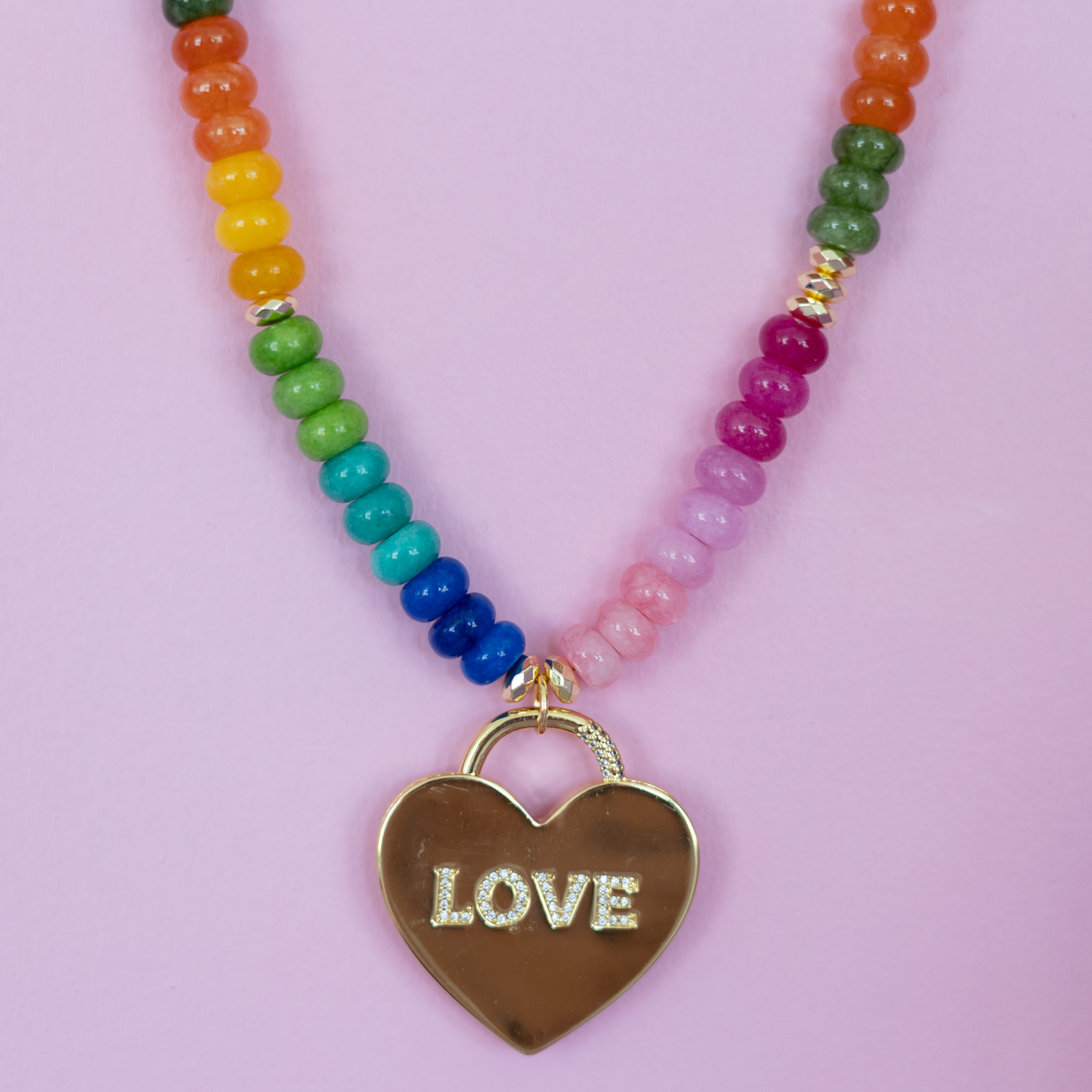 Color Bead Necklaces