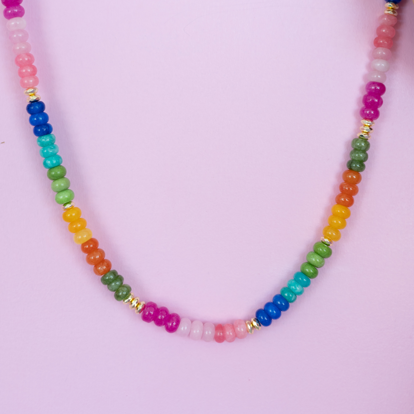 Color Bead Necklaces