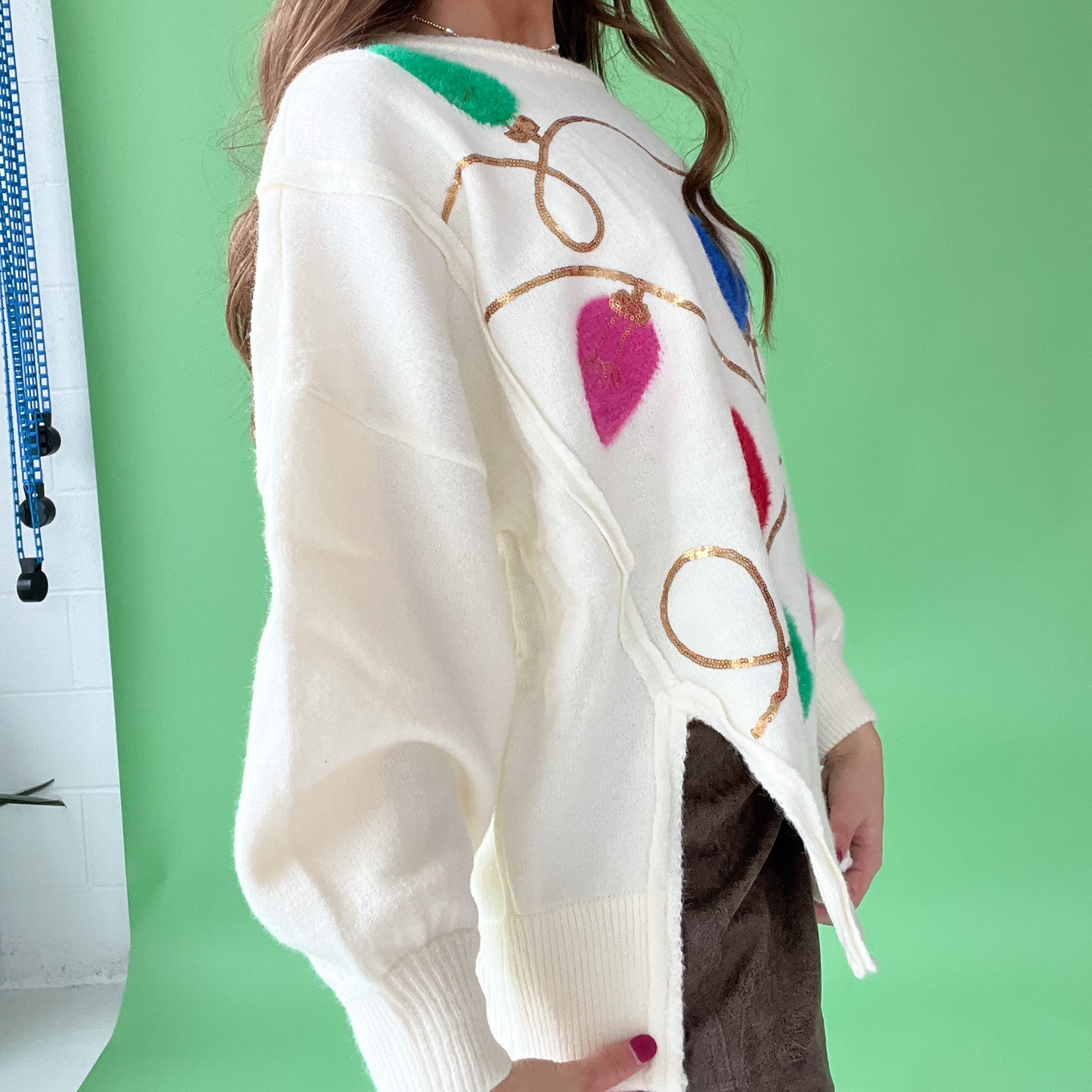 Christmas Lights Sweater