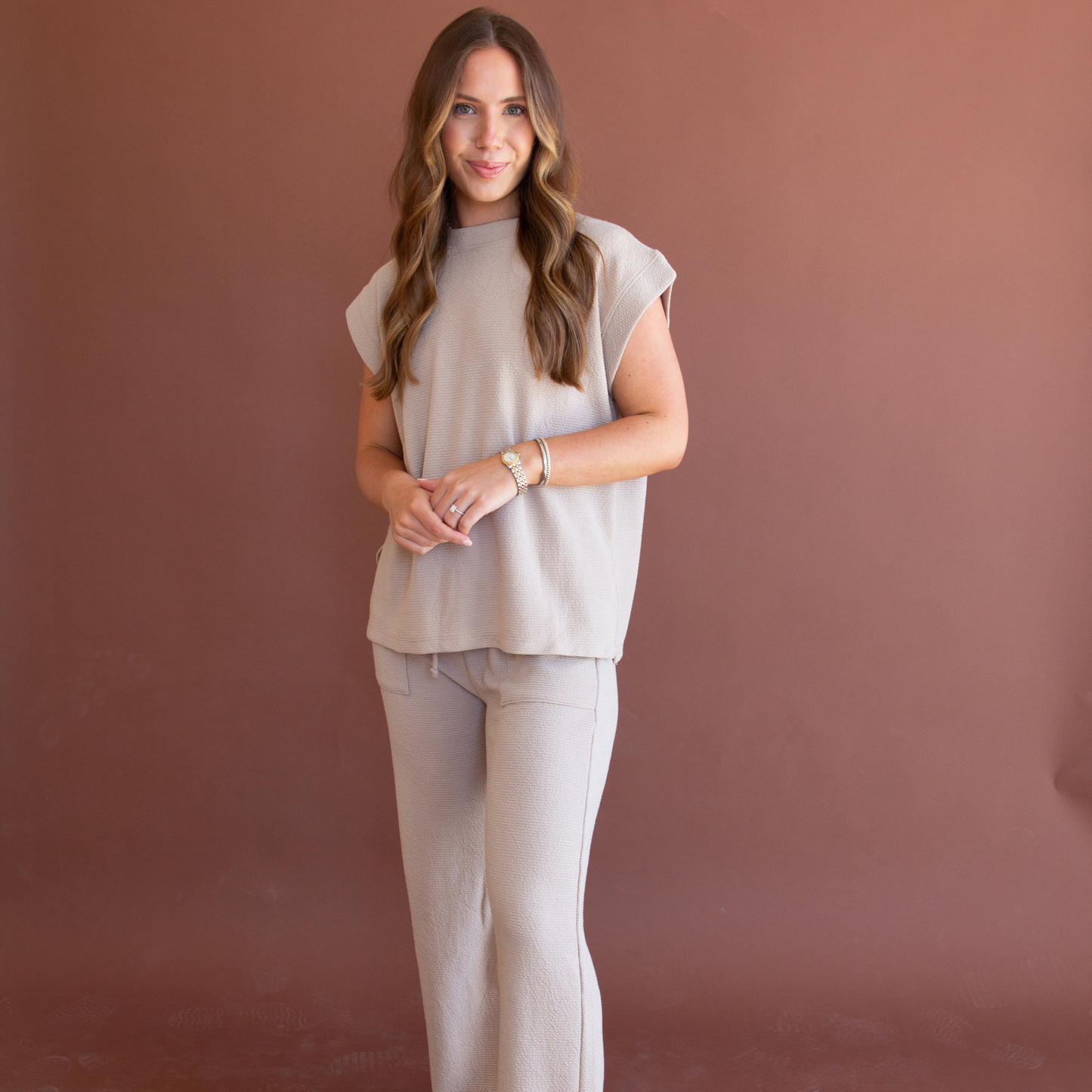 Fallin' For You Taupe Set: ONE LEFT