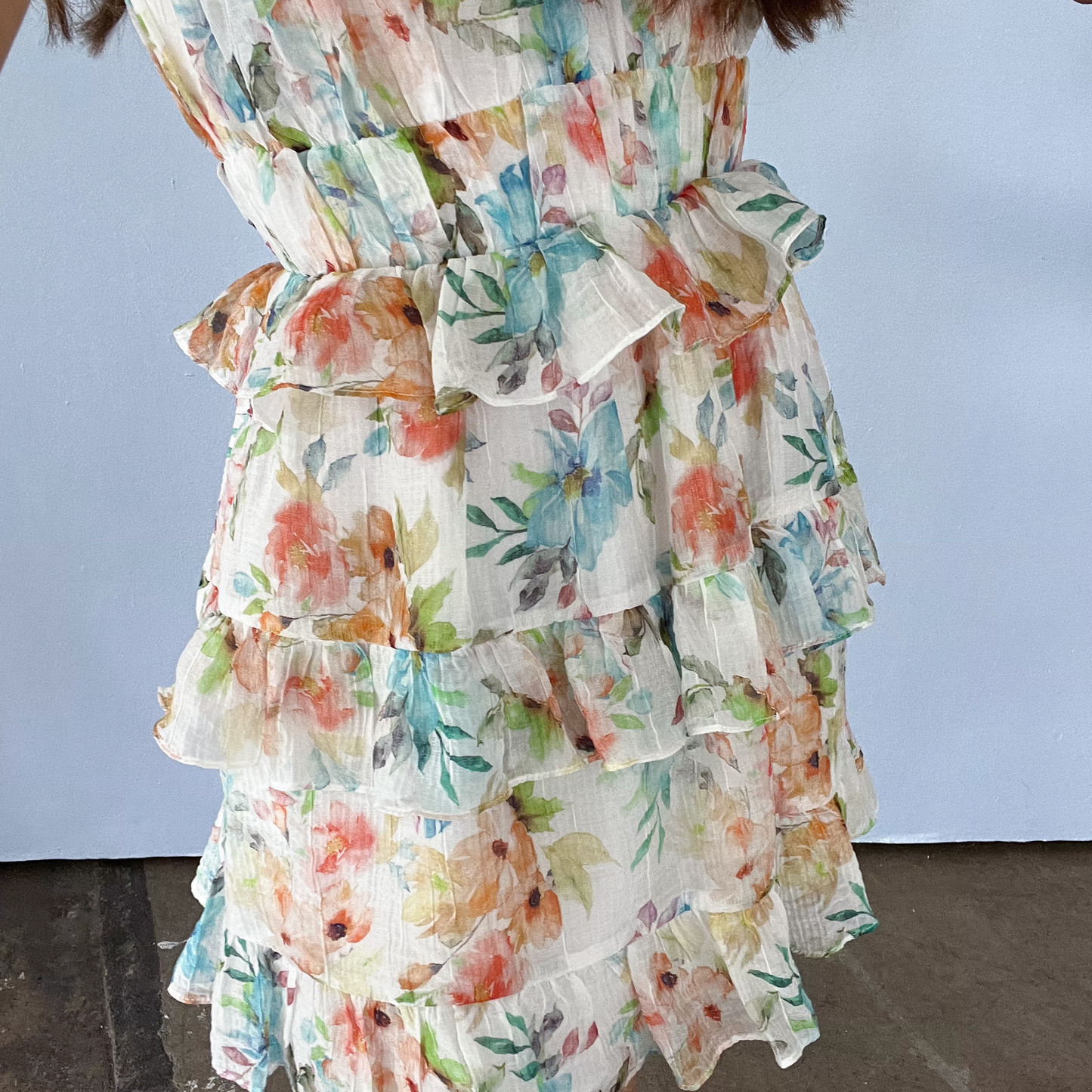 Watercolor Mini Dress