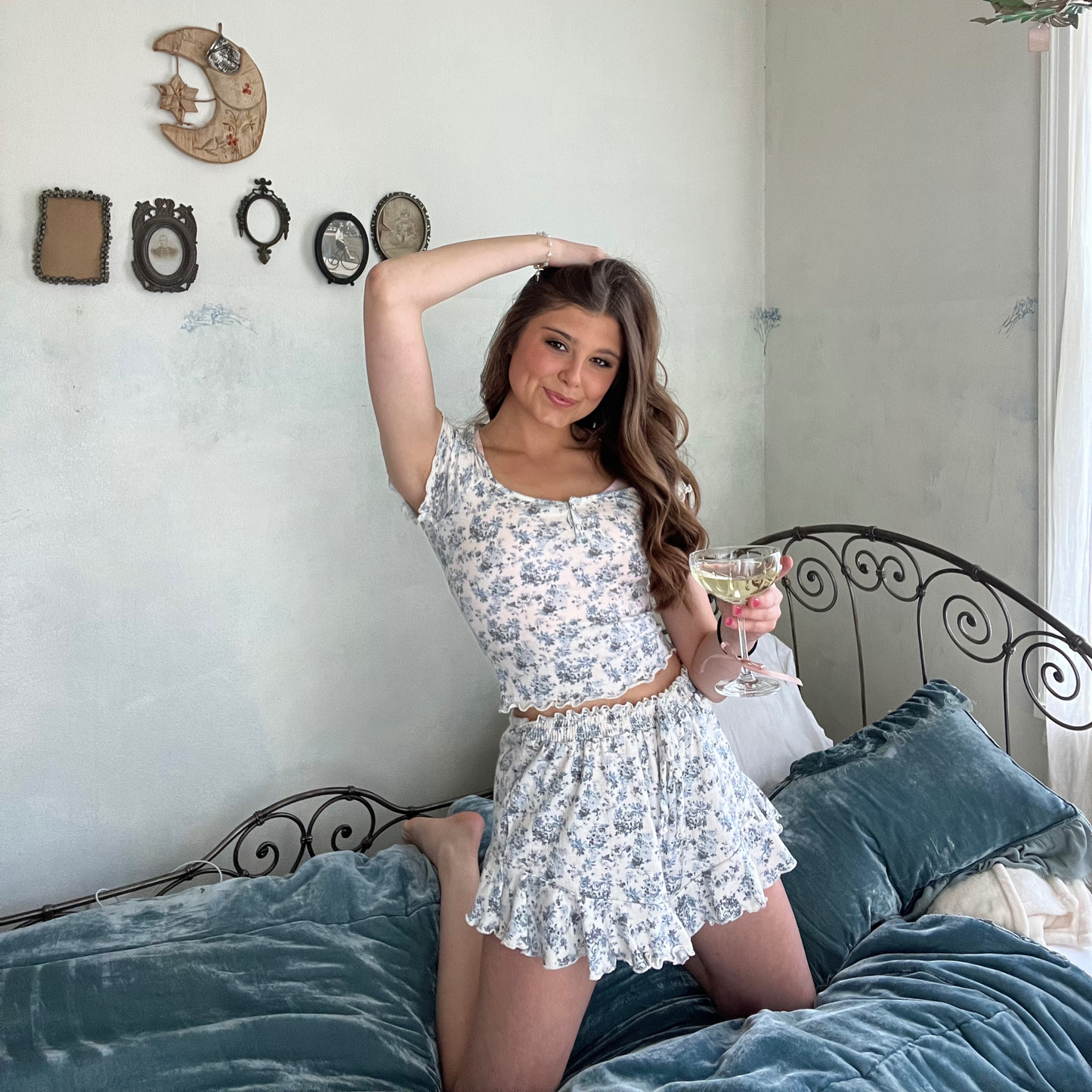 Dainty Flower PJ Set: ALMOST GONE