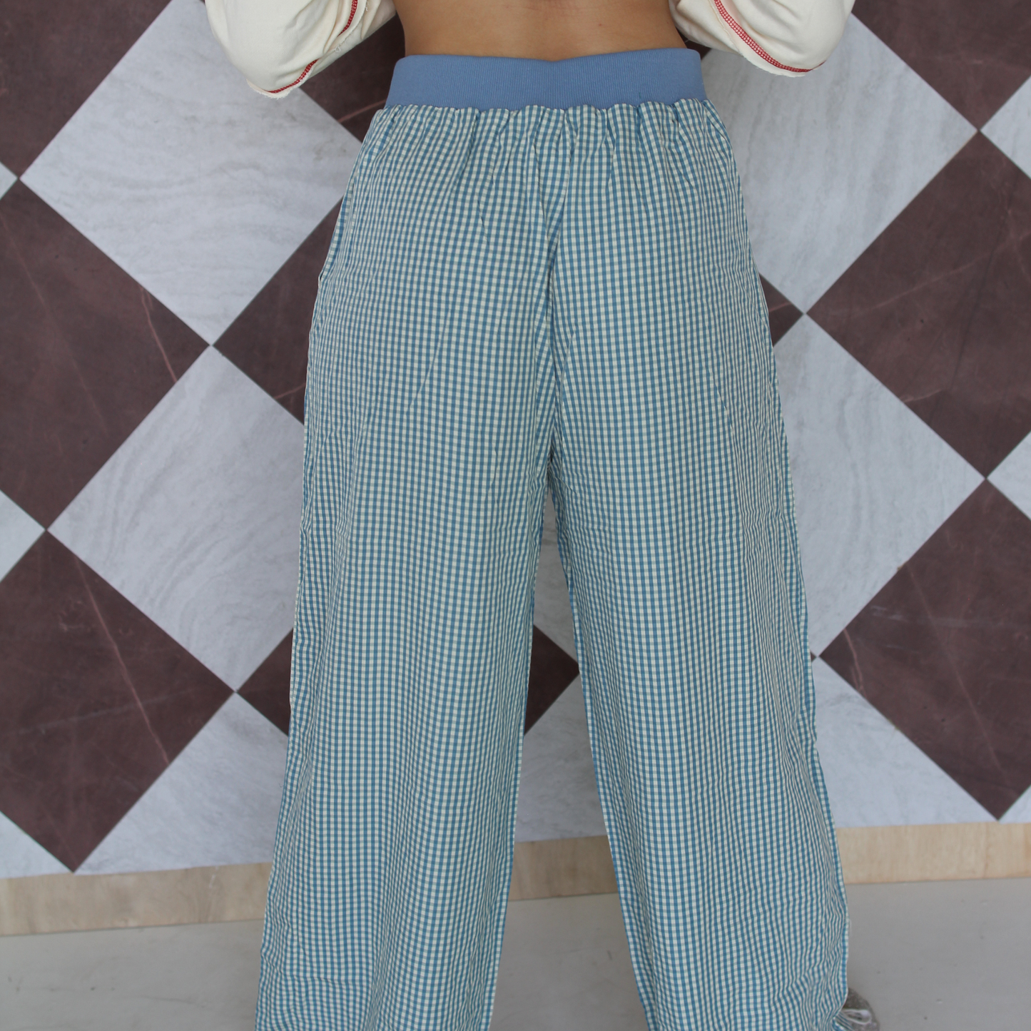 Checkered Charm Pants
