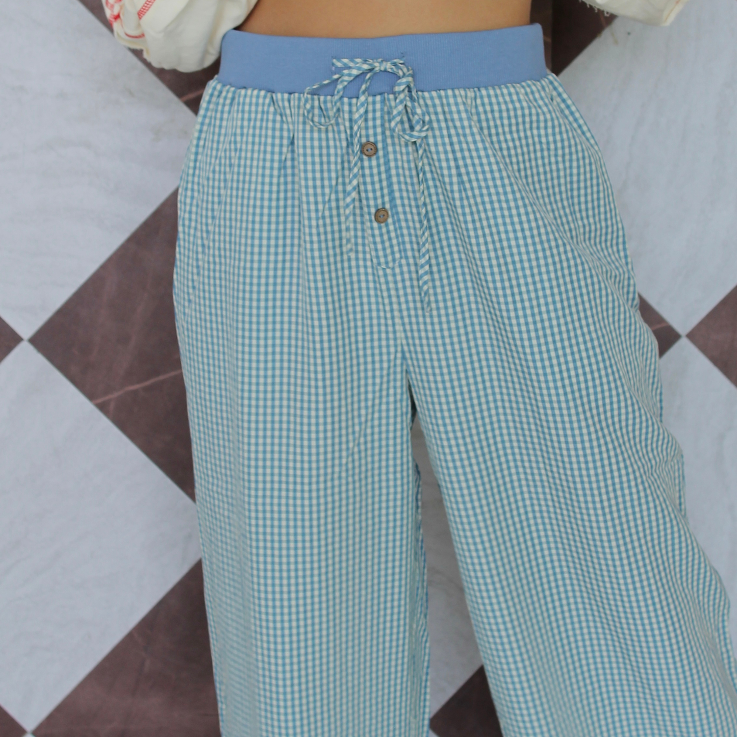 Checkered Charm Pants