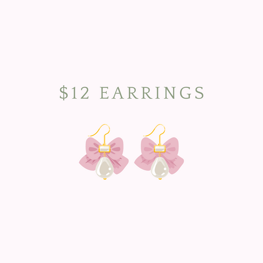 Pearl Heart Earrings