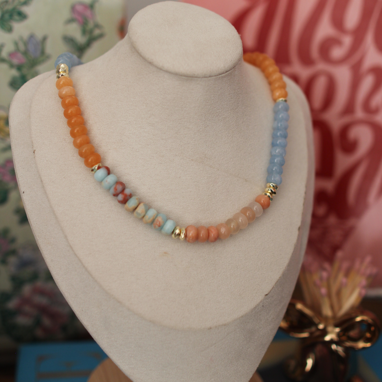 Colorful Beaded Necklaces (multiple variations)