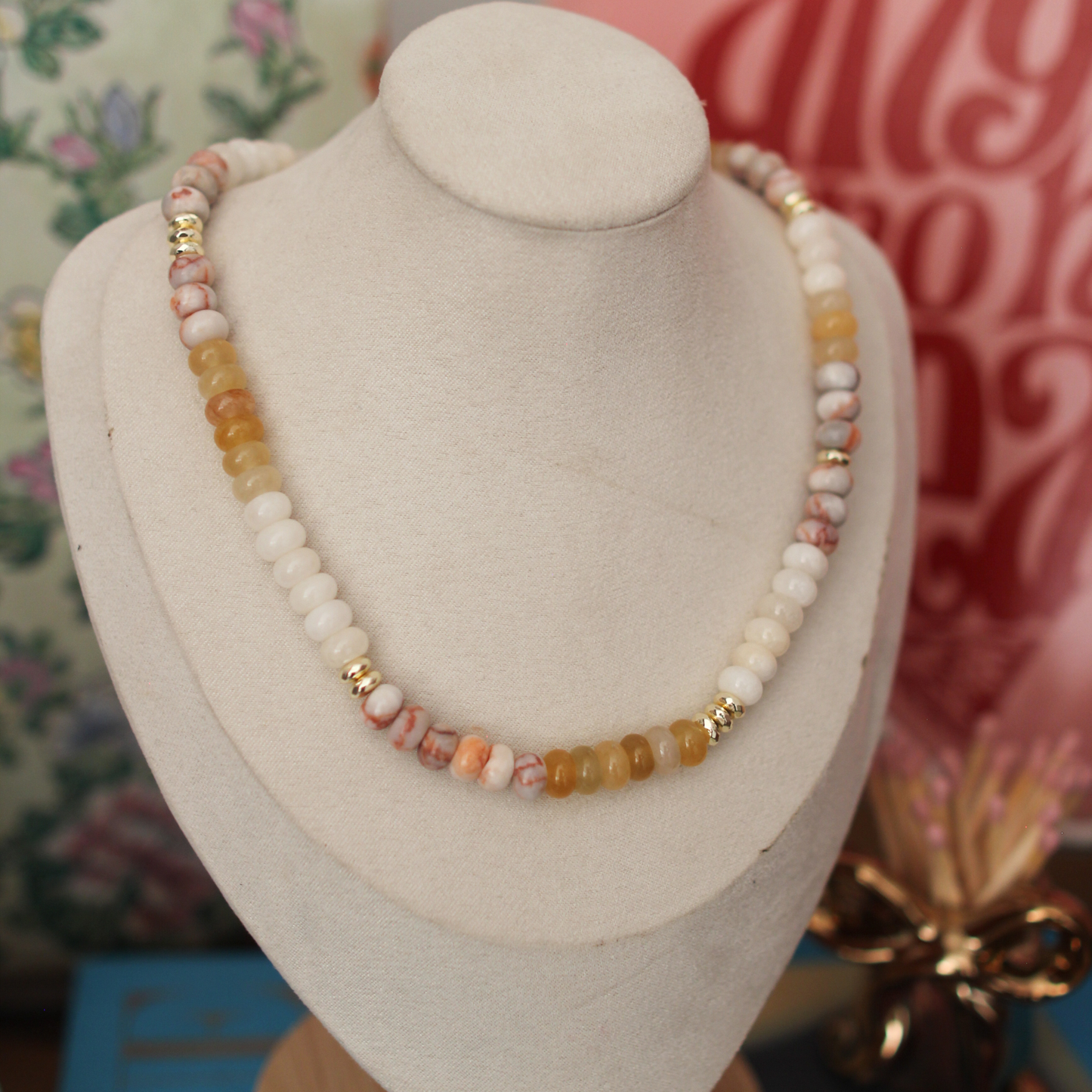 Colorful Beaded Necklaces (multiple variations)
