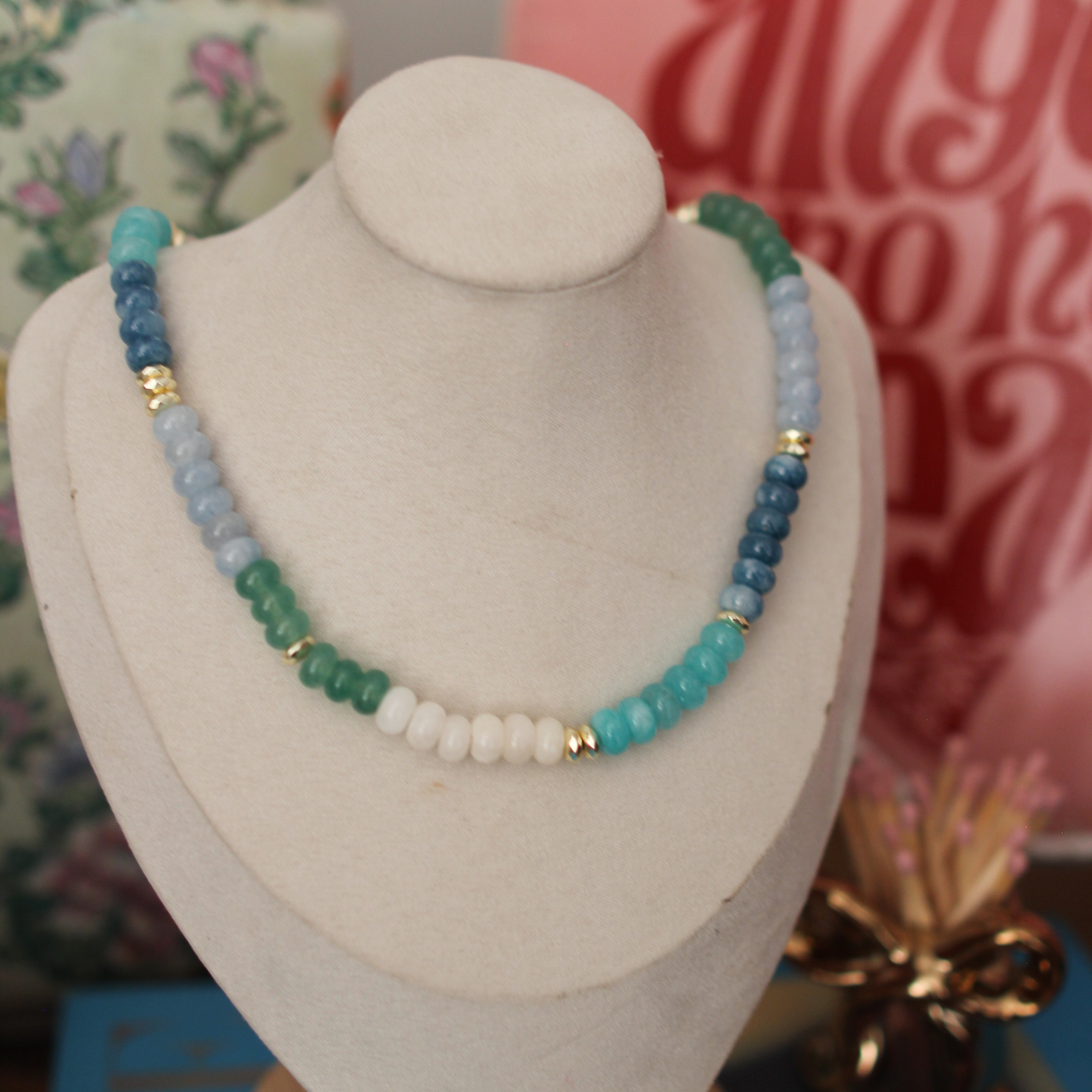 Colorful Beaded Necklaces (multiple variations)