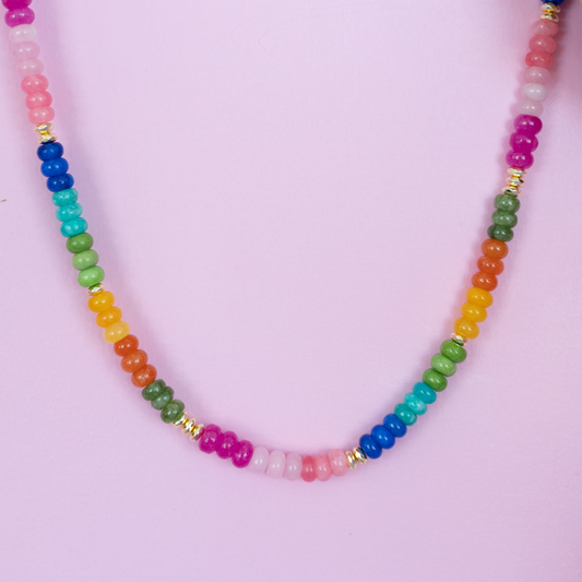 Colorful Beaded Necklaces (multiple variations)