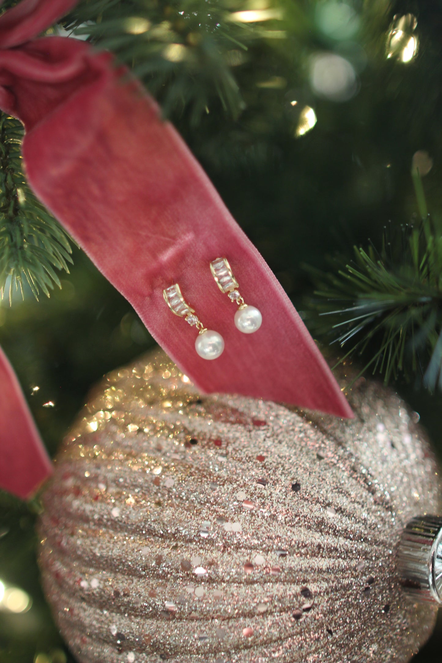 Pearl Drop Earrings STOCKING STUFFER